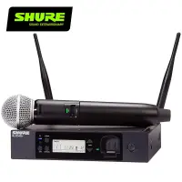 在飛比找PChome24h購物優惠-SHURE GLXD24R+/SM58 手持式人聲麥克風/高