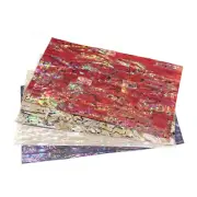 Natural Shell Laminate Sheet Paua Coated Adhesive Film Sticker Building Material