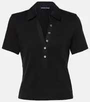 [Veronica Beard] Veronica Beard Kearney cotton-blend top AU 12 black