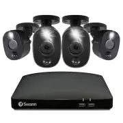 Swann 4 Camera 4 Channel 1080p Full HD DVR Spotlight Security System SWDVK-446804WL