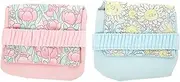 HOUDERCO 2pcs Outdoor Menstrual Pad Pouch Sanitary Napkin Pouch Multi-function Coin Bag Women Period Bag