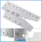 STAINLESS STEEL 29 DEGREE WELDING RULER SCREW THREAD GAUGE