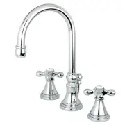 Kingston Brass KS298.AX Governor 1.2 GPM Widespread Bathroom - Chrome