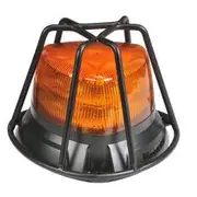 Narva 10-33V Aerotech HD Short LED Strobe Rotator with Cage Amber Flange Base - 85618A-C