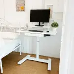 【AKA】多功能雙層電動升降桌-全配(坐站兩用 辦公桌 電腦桌 雙層桌面)