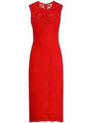 [Dolce & Gabbana] Dolce & Gabbana-Abito Midi A Fiori-Donna 40 IT