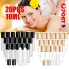 20X 10ml Rollerball Perfume Essential Oil Roll On Ball Clear Glass Bottle L