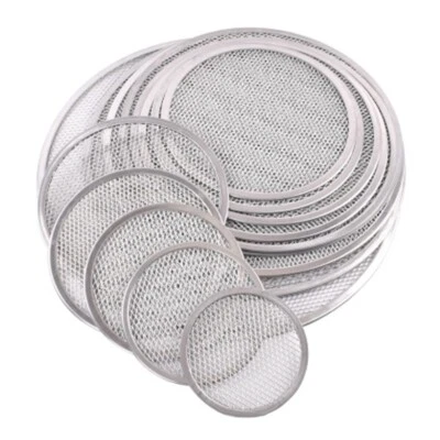 8 inch Thickened Aluminum Pizza Plate Uniform Heating for Crispy Crust