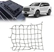 X-Car Roof Top Rack Cargo Net for GWM Tank 500 2024-2025 Steel Hook Adjustable Luggage Bungee Net Exterior Accessories