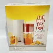 Vintage Mr Coffee 2 Quart Iced Tea Pot TM1 Iced Tea Coffee Maker 1989 NEW Sealed