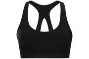 Arcteryx Womens Essent Crop Top Bra Comfy Sports Hiking Tank in Black - 10