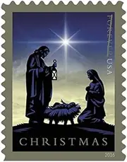 Nativity USPS Forever First Class Postage Stamp U.S. Holy Family Holiday Christmas Sheets (60 Stamps) (3 Booklets of 20 Stamps)