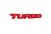 3D Turbo Metal Chrome Exterior Interior Motorcycle Car Auto Decal Badge Sticker