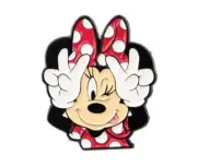 MINIE MOUSE RESTING ON HANDS ENAMEL PIN - FREE AU POST - AU STOCK