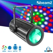 Beamz Moon Flower 2.0 DMX with 72x 5mm RGBAW LEDs, DMX and stand-alone mode, IR