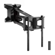 MOTORIZED Electric Above Fireplace Mantel Pull-Down Swivel TV Wall Mount 37"-70"