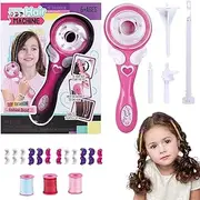 Automatic Hair Braider - Hair Twisting Machine, Kids Hair Braider | Enhanced Safety Measures Automatic Braid Maker, Di-y Hair Braiding Kit Hair Beads For Braids, Hair Accessories For Girls