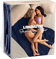 Liberator Decor Fascinator Throw - Moisture Proof Sensual Blanket, Indigo Microvelvet