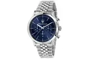 Maserati Epoca Chronograph Stainless Steel Blue Dial Quartz R8873618024 100M Men's Watch