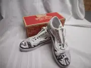 Vans Mens Off The Wall Old Skool True White Shoes Sneakers Size 9 (Womens 10.5)