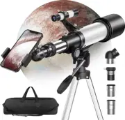 Astronomical Telescope, 70Mm Aperture 400Mm AZ Mount Refracting Telescope Beginn