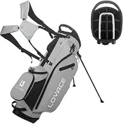 LOVACE 14-Way Golf Stand Bag, Lightweight Golf Bag with Stand for Men and Women
