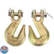 BATONECO 3/8" Clevis Grab Hooks G70 Chain Hook for Trailer Towing, Machinery