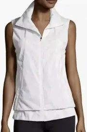 UNDER ARMOUR UA Coldgear Reactor Run White F/Z Running Vest Jacket NEW Womens XS