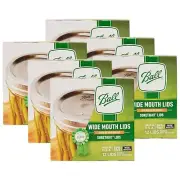 Ball Wide Mouth Lids for Glass Mason Jars, Used for Canning, Pickling, Juice,...