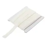 1/2 Inch Double Fold Bias Tape Continuous Bulk Bias Tape(Light White 6 Yards)