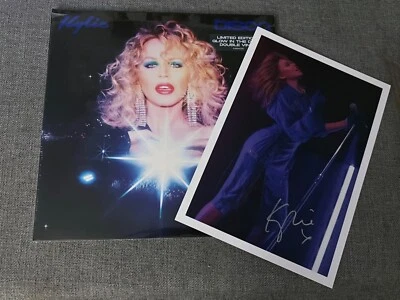 Kylie Minogue Disco 2 LP Vinyl Glow In The Dark Amazon SIGNED PRINT NEW SEALED