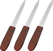REFINE Sapphire File, Metal Nail File for Manicure Pedicure, 3 Count
