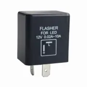 Dewhel 12V 0.02A-10A 2-Pin CF-12 Electronic LED Flasher Relay Fix For Turn NEW