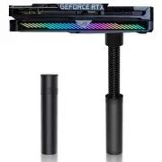 GPU Support Bracket Stand with Magnet and Rubber Pad, Height Adjustable Anti Sag