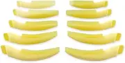 5 Pairs Eyelash Lift Pads Eyelash Perm Silicone Pads Reusable Soft Lash Lift for Different Length Eyelashes 5 Yellow