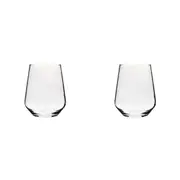 2 x 4pc Wiltshire Classico Durable Stemless Wine Drinking Glasses Set 435ml