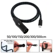 TypeC to XLR Audio Cable Connection Cable Easy to Use Plug and Play Audio Cable