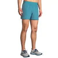 在飛比找momo購物網優惠-【BROOKS】男 Sherpa 5吋慢跑短褲_板岩藍(21
