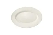 Mikasa Cranborne Stoneware Everyday Dining Oval Serving Platter, 39cm - Cream