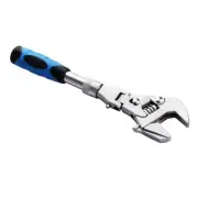 10 Ratchet Wrench Adjustable Torque Wrench 180° Folding Spanner for Household