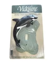 New Vicki Lane Design Orca Single Light Switch Plate with hardware