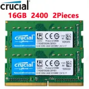 Crucial DDR4 32GB 2x16GB 2400MHz PC4-19200 SODIMM 260-Pin Laptop Memory Kit-