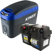 [Adventure Kings] 15L Centre Console Fridge Freezer + Battery Box USB & Cig Socket