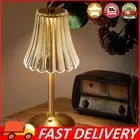 Crystal Table Lamp Rechargeable 2000mAh Battery Operated Dimmable Bedside Lamp