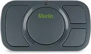 Merlin E964M Four Button Car Visor Garage Remote Control (Security+2.0 & Security+) Compatible for Merlin & Chamberlain Garage Door Openers, Control 4 Garage Door Opener, Car Visor Clip Included