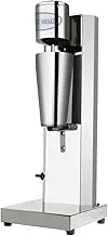 Electric Milk Shaker Machine Milkshake Maker 2 Speed Professional Drink Mixer Stainless Steel Classic Milk Shake Mixer Machine Smoothie and Drink Stand Mixer with 750 Ml Capacity Mixer Cup 180 W