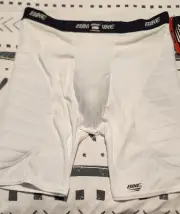 NWT Bike Adult XL White Padded Compression Shorts With Cup