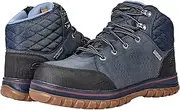 [Skechers] Women's Work McColl Comp Toe Boot, Navy/Black, 7 W