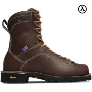 DANNER® QUARRY USA 8" BROWN WATERPROOF WORK BOOTS 17305 - ALL SIZES - NEW