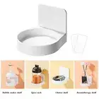 Storage Shelf Dust-proof Tidy Up Wall-mounted Bathroom Shelf Organizer Rustproof